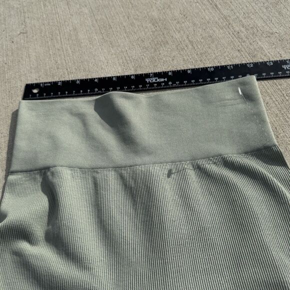 Madewell MWL seamless ribbed leggings 7/8 Forgotten Landscape NWT $65 S-M NF342 - Picture 5 of 7